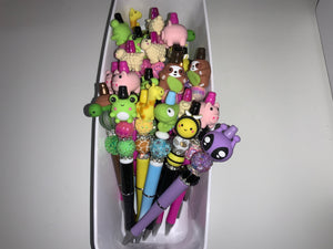 3D Silicone Focal Beaded Pens Live Sale