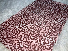 Load image into Gallery viewer, Cheetah Brown And Pink Faux Leather Sheet
