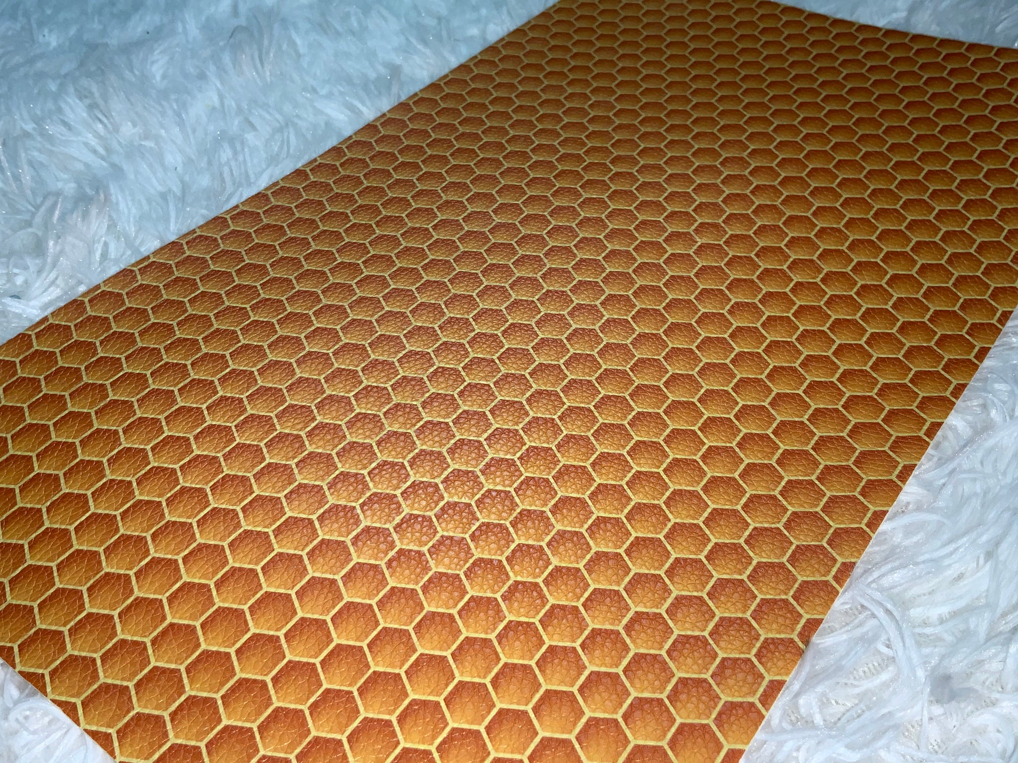 Honeycomb Faux Leather Sheet – Crafts Devine