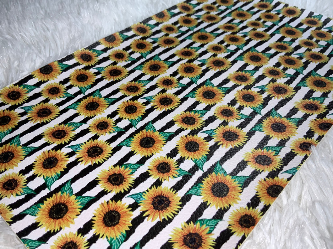 Sunflower Striped Faux Leather Sheet