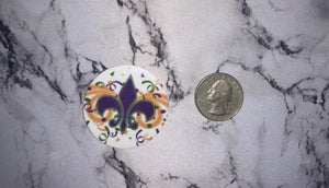 Mardi Gras Symbol Resin