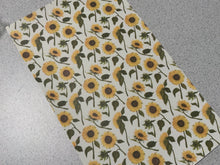 Load image into Gallery viewer, Sunflowers With Green Stems  Faux Leather Sheet
