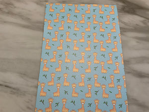 Giraffe Baby Faux Leather Sheet