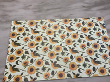 Load image into Gallery viewer, Sunflowers With Green Stems  Faux Leather Sheet
